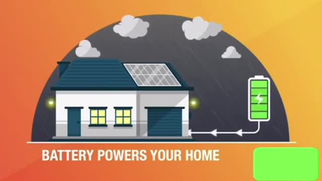 Solar power + battery storage