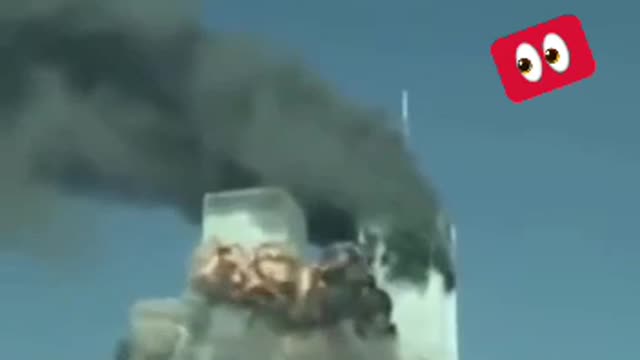 9/11 2001: Second "plane" hits WTC- Clip 1