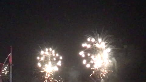 New year fireworks in Dubai