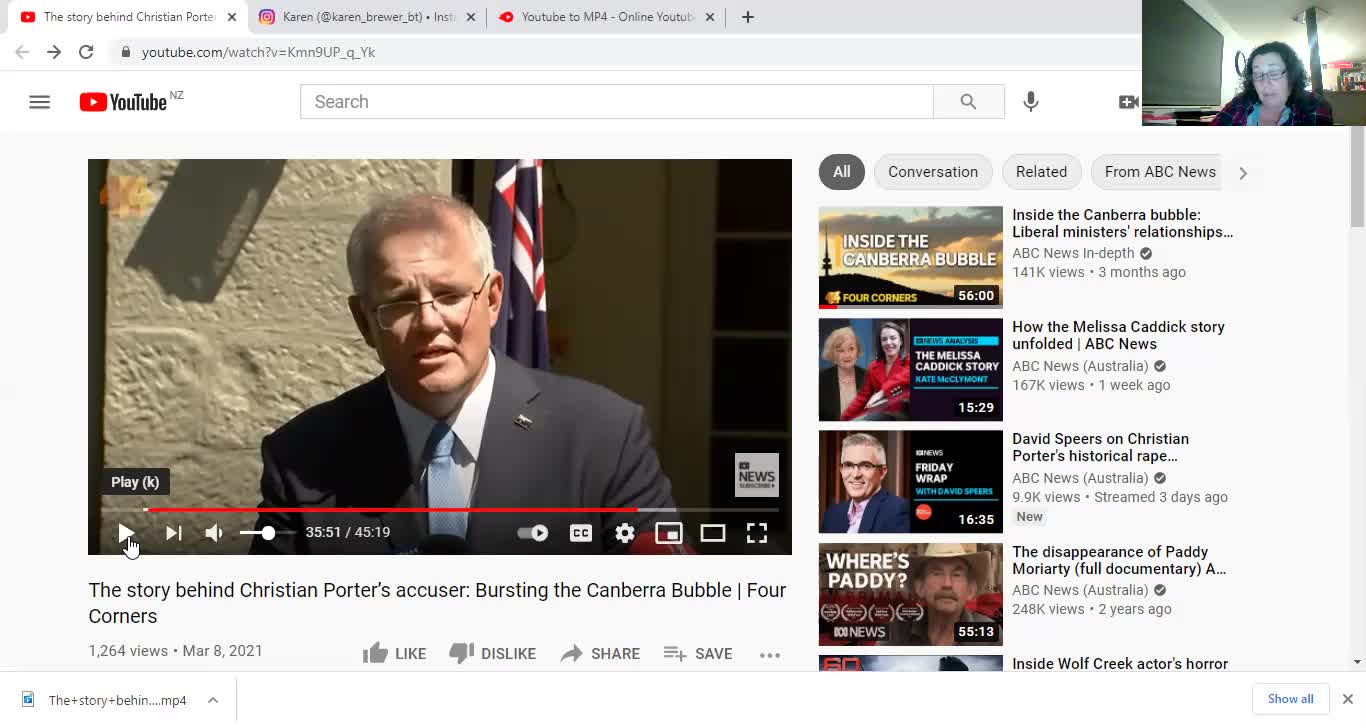 The sins of the father - Scomo & Porter see description box