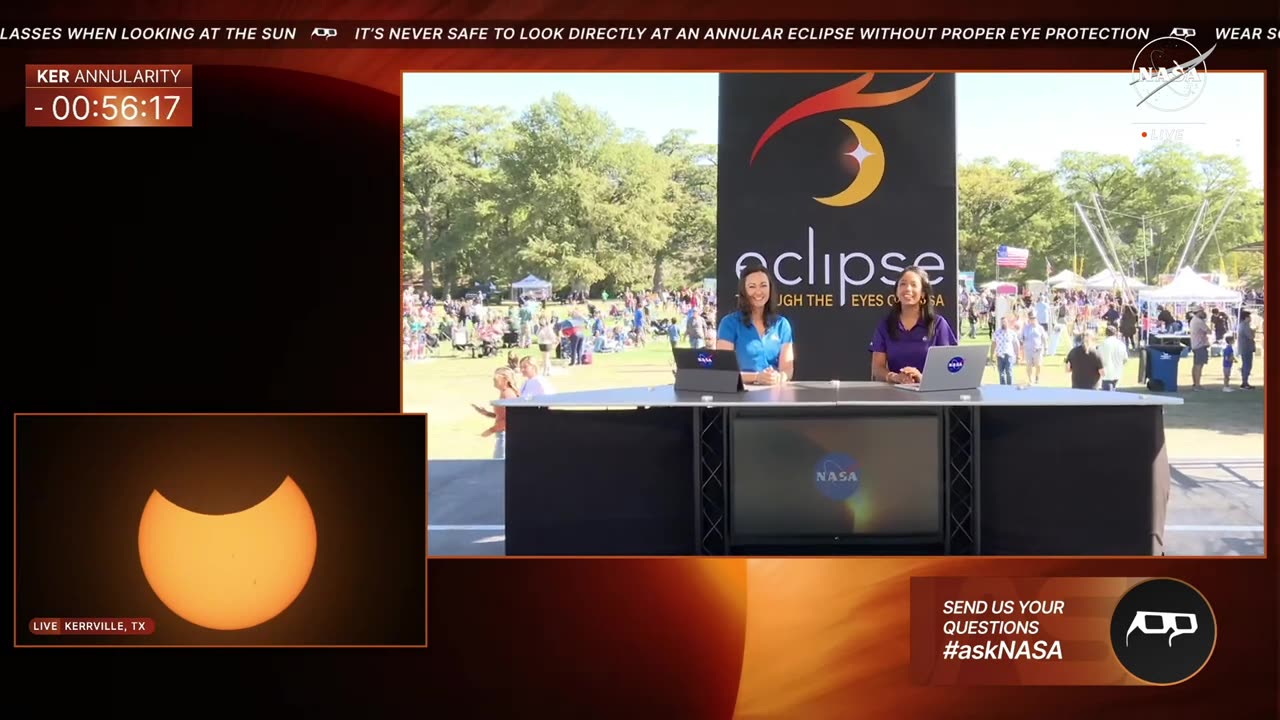 The Ring of Fire: 2023 Annular Solar Eclipse (Official NASA Broadcast)