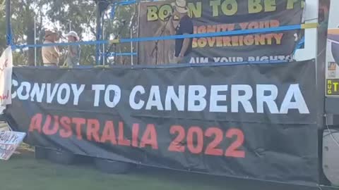 AustraliaOne Party - Riccardo Bosi Canberra Rally - 23rd April 2022