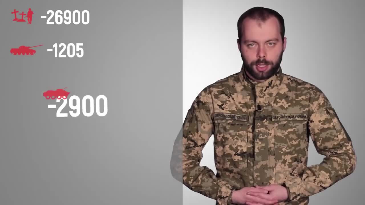 Total enemy combat losses from 24.02 to 13.05