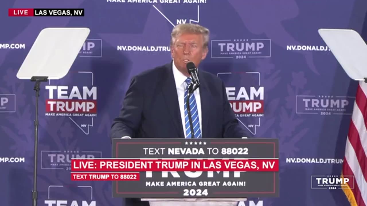 TRUMP Greets Las Vegas, Nevada