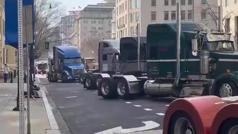 People's Convoy is in downtown of DC