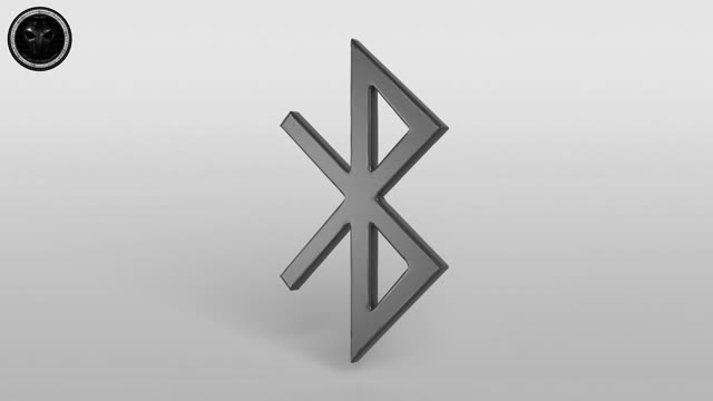 Bluetooth Symbol v1 003 3D Model Showcase