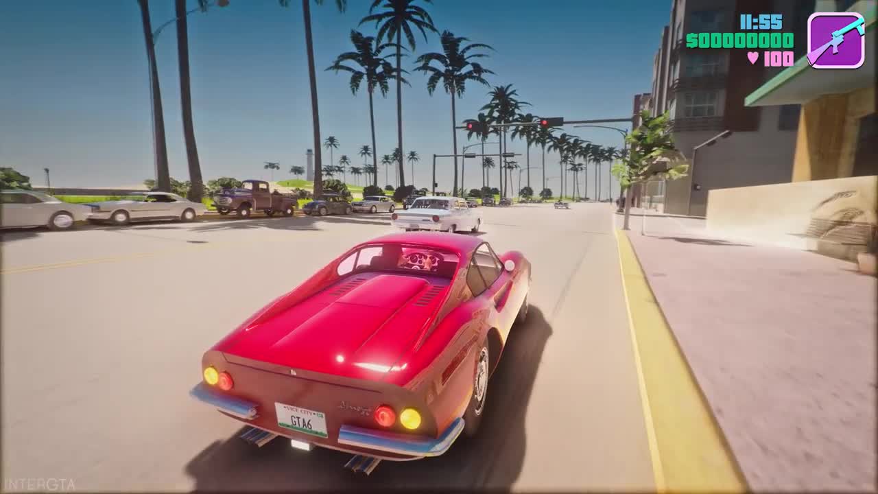 GTA Vice City Remastered 2021 Gameplay Next-Gen Ray Tracing Graphics on RTX 3090 GTA 5 PC MOD