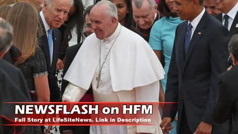 FRIENDS IN PAPAL PLACES Joe Biden and Pope Francis Relationship Revealed on TV NEWSFLASH