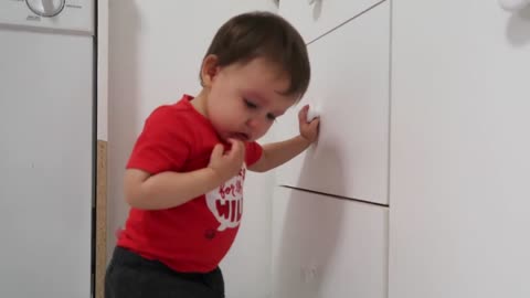 Funny quilty baby