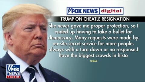 Trump on Cheatle resignation