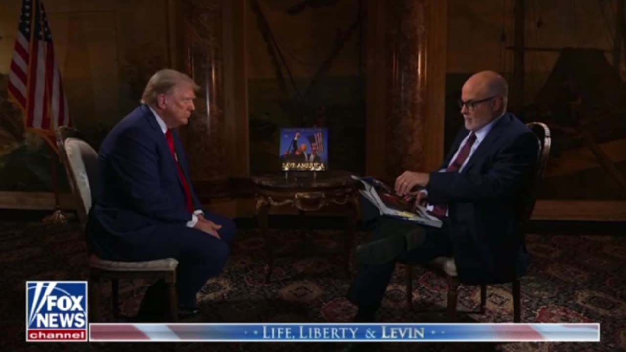 Levin interview of President Trump night 2 part 1