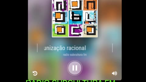 RADIO SUBCULTURA FM AO VIVO