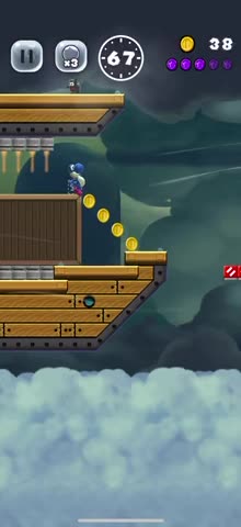 Mario Run 4-4 All Purple Coins