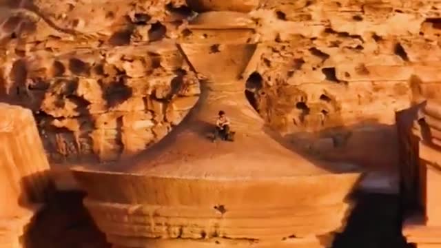 Petra, Jordan, is often called "the rosy city" because of its color.