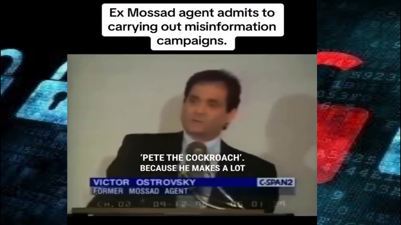 Former Mossad Agent Victor Ostrovsky - on Misinformation Campaigns against Opposition