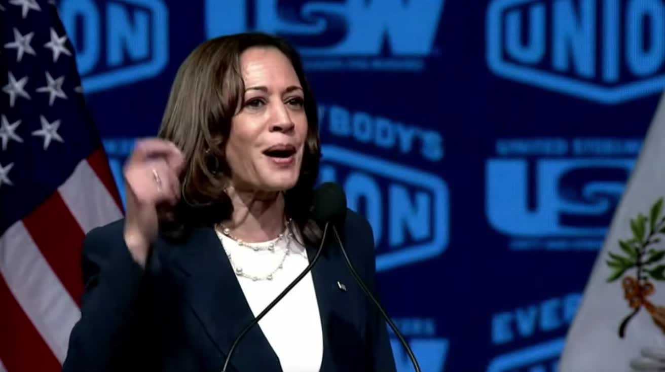 Kamala says "We cut child poverty in America by 40% in the first year."