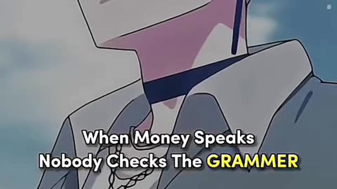 🗣️: When Money Speak.. #anime #animeedit #motivation #quotes #follow #heartlessays