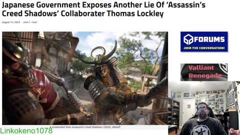 Japanese government exposes that Thomas Lockley has lied about being collaborated with Ubisoft