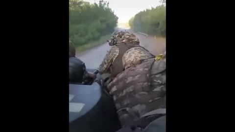 Fleeing Ukrainian Soldiers - LIMAN is Liberated