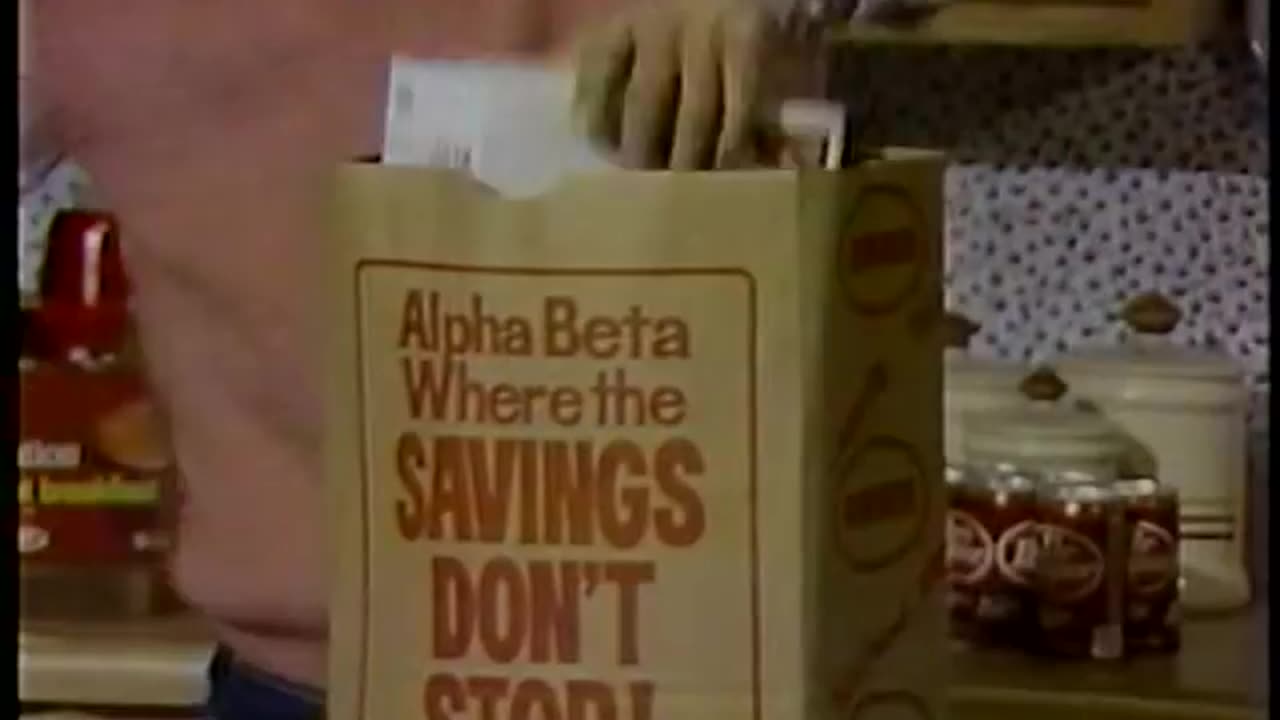 Alan Hamel - 1982 Alpha Beta Supermarket Commercial