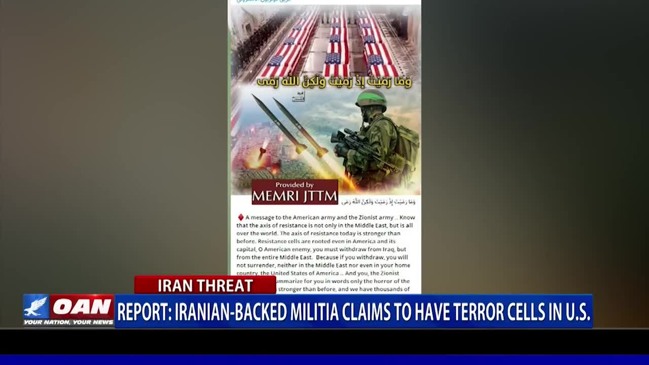 Iranian-Backed Militia Claims To Have Terror Cells In U.S.