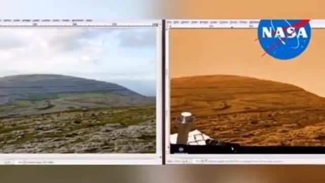 Mars views (from NASA) originate from Canada