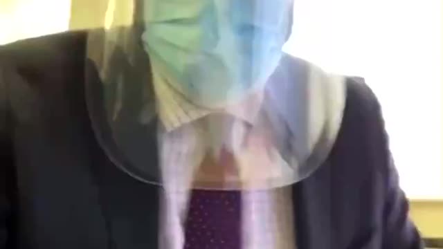 Yes he is real. No it is not a comedy skit.