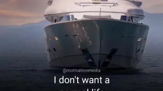 I don't want a normal life sorry