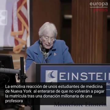 EE.UU | reacción de unos alumnos al enterarse de que no tendrán que pagar para cursar medicina