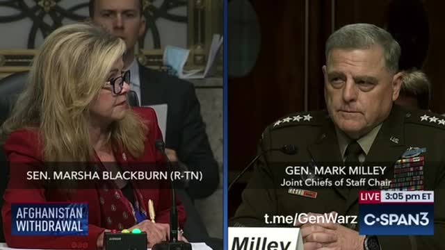 Sen. Blackburn Scorches General Milley