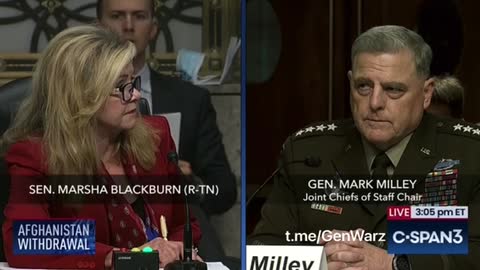 Sen. Blackburn Scorches General Milley