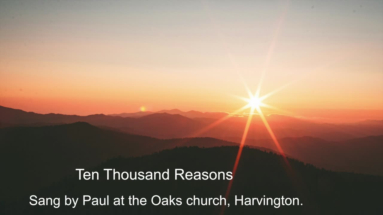 Ten Thousand Reasons (Time for Truth!)