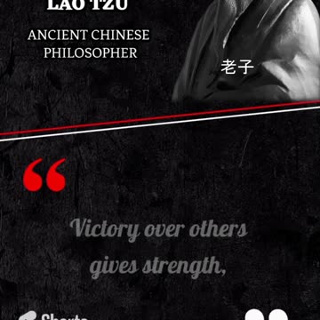 _VICTORY OVER OTHERS GIVES...!!_ By Lao Tzu _ #shorts #quotes #viral