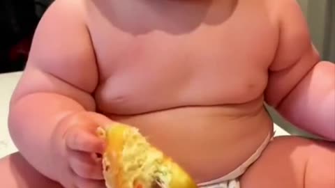 Cute baby wants to taste burger|funny videos|try not to laugh