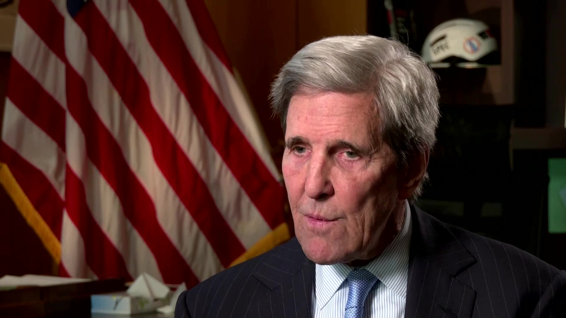 Kerry says enormous work left as he exits climate role
