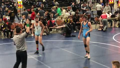 Iowa duals match two