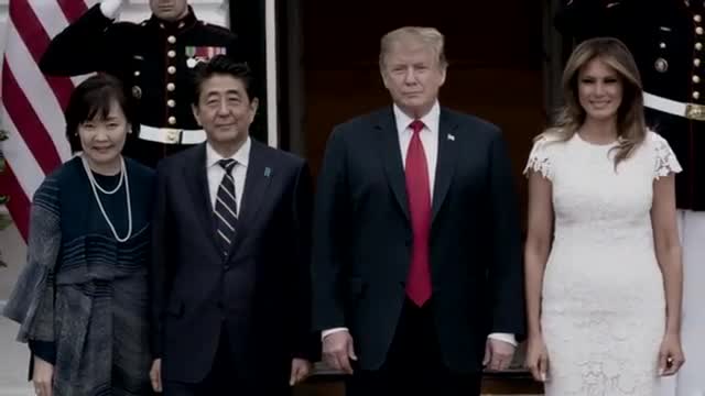 President Trump talks about the assassination of Abe