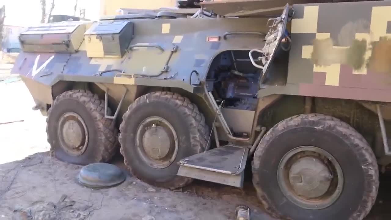 Trophy equipment captured from the Armed Forces of Ukraine. Kiev direction