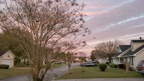 Beautiful Amber Sunset