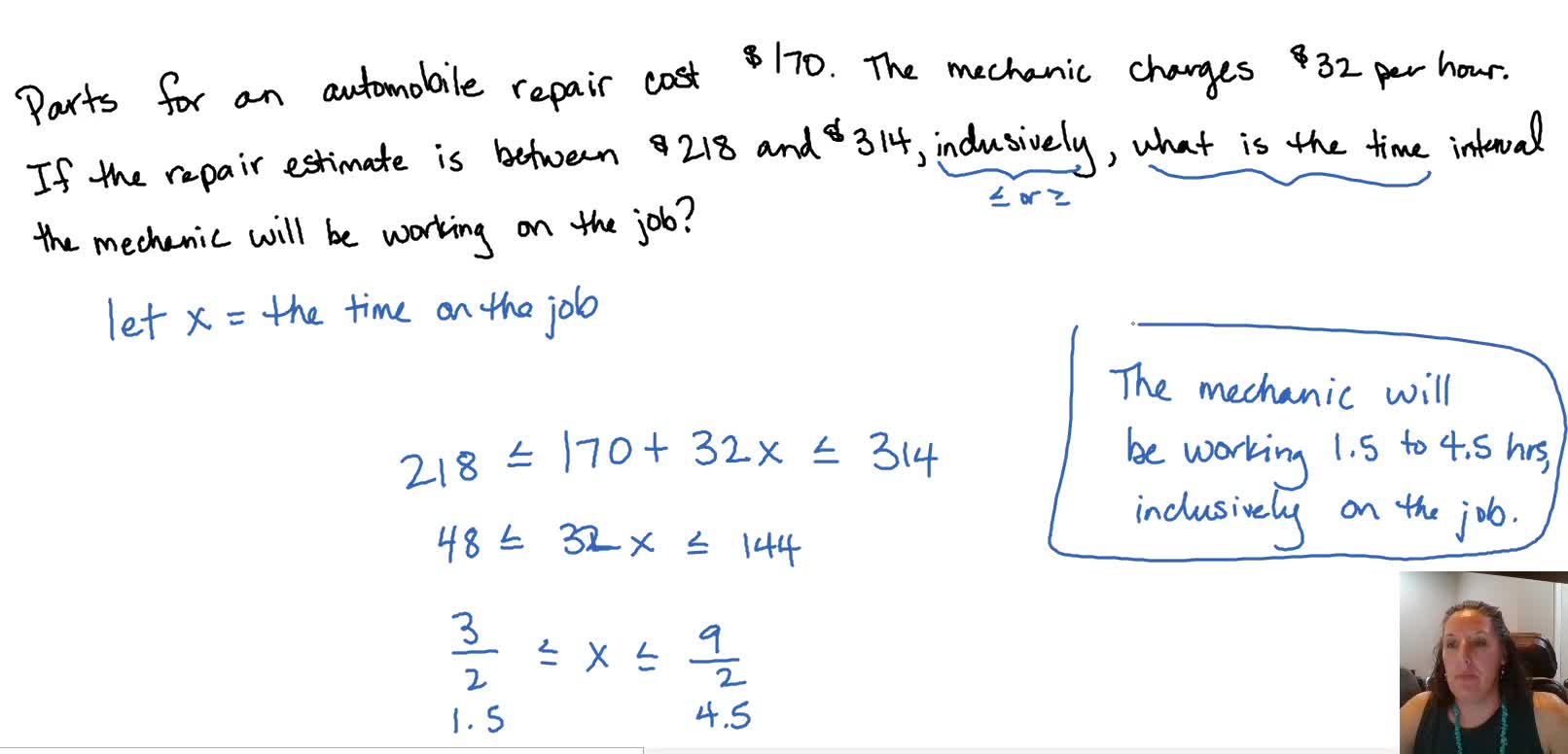 Applications of Linear Inequalities