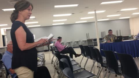 CITIZEN SPEAKS TO OLMSTED FALL SCHOOL BOARD