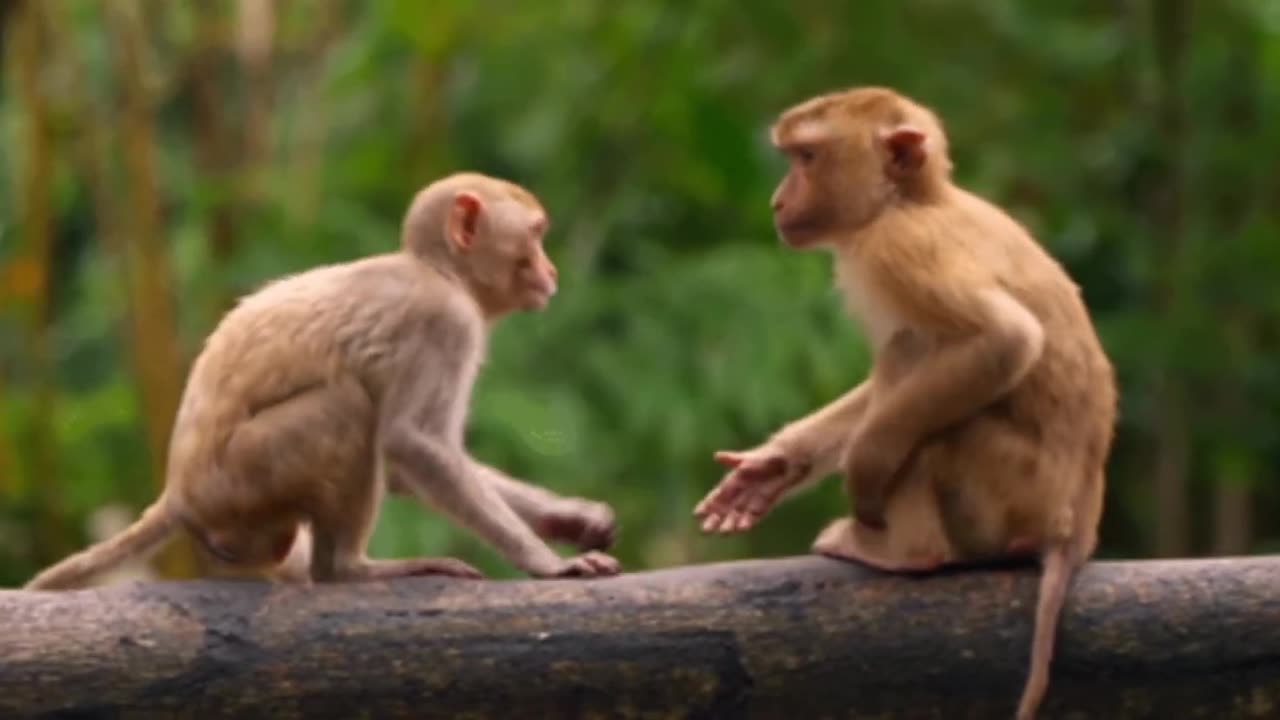 Funniest monkey thinks he crazy