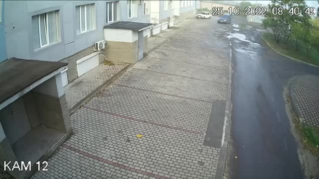 Footage of today's explosion near the TV center in Melitopol.