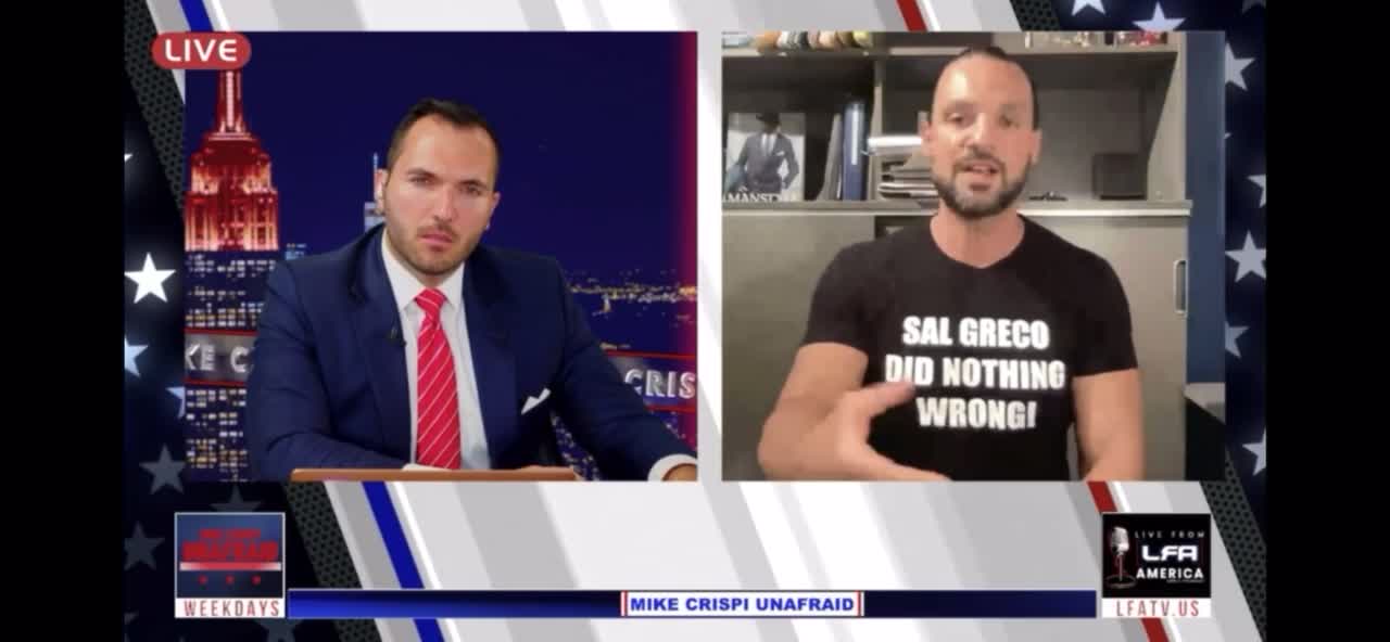 Mike Crispi Unafraid on LFATV with guest Sal Greco