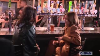 Kamala Harris & Gretchen Whitmer Visit Michigan Bar