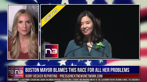 BOSTON MAYOR BLAMES WHITE RACE FOR ALL HER PROBLEMS