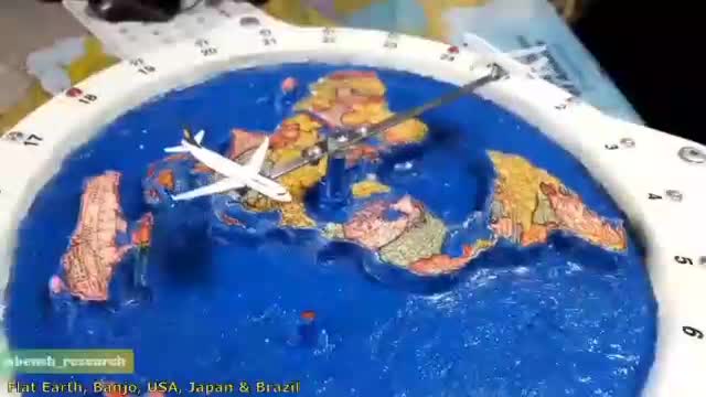 earth model with water