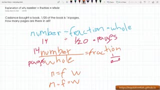 Explanation | Number Divided by Fraction equals the Whole