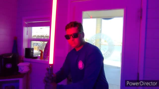 90 Second, 2 actors, and 1 lightsaber...