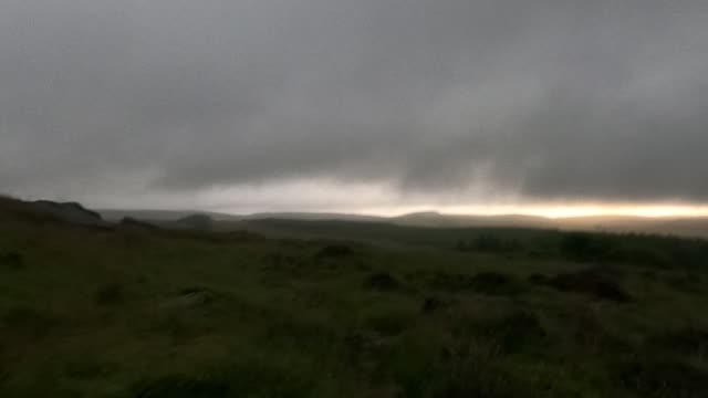 Early morning hiking Belever Tor. GoPro